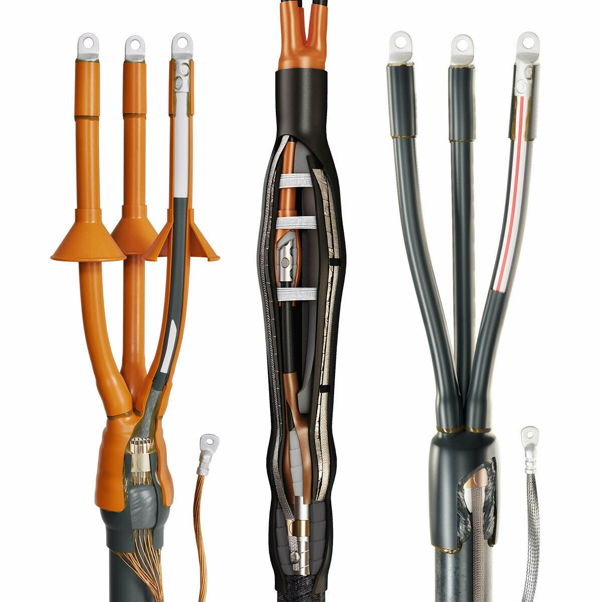 Муфта кабельная 3ПКВТП-10-25/50-б/н-ТАС